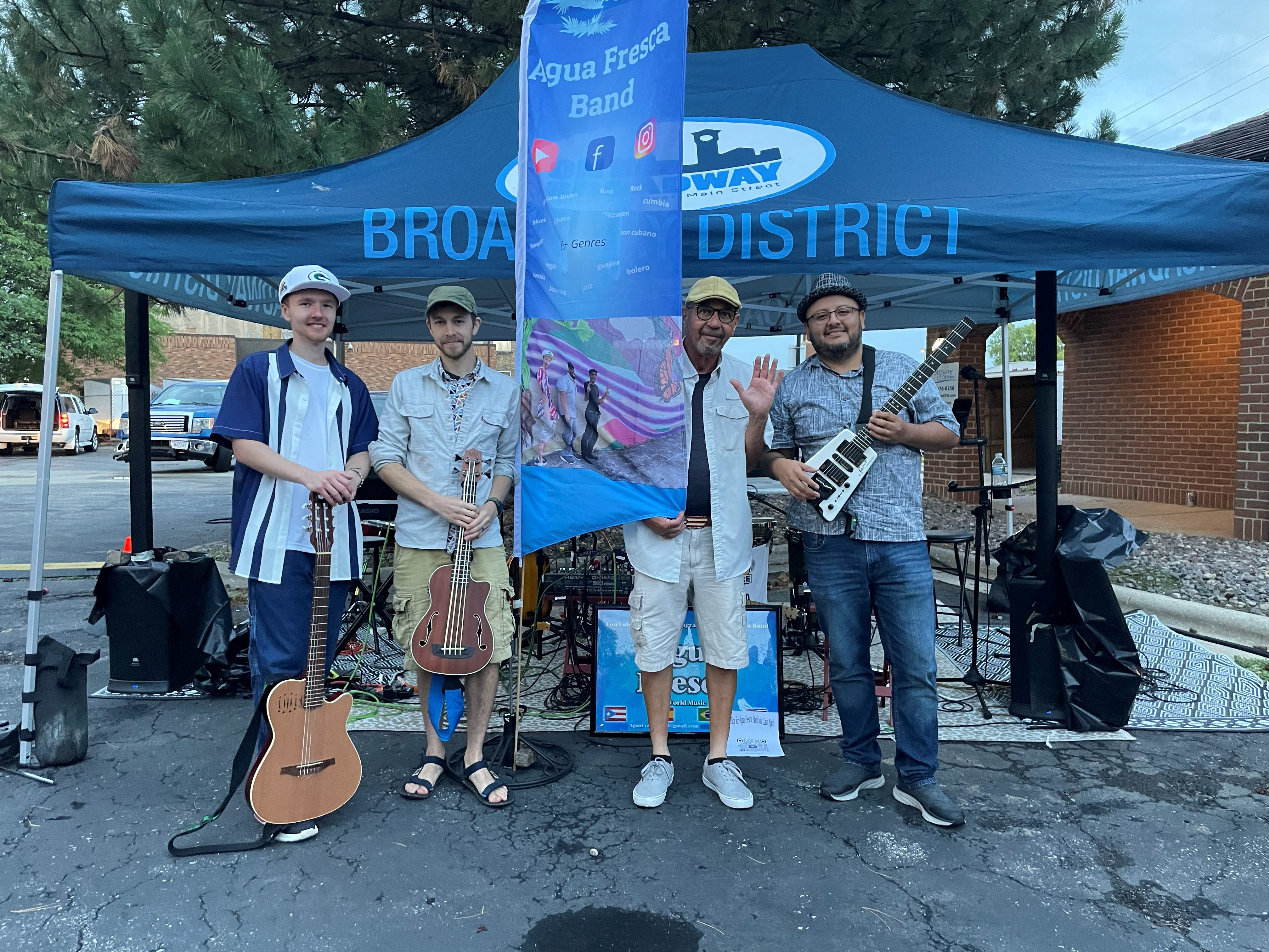 Agua Fresca Band farmers market performance
